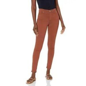 AG Jeans NWT The Farrah Ankle High-Rise Skinny Stretch Sateen Brick Dust size 29